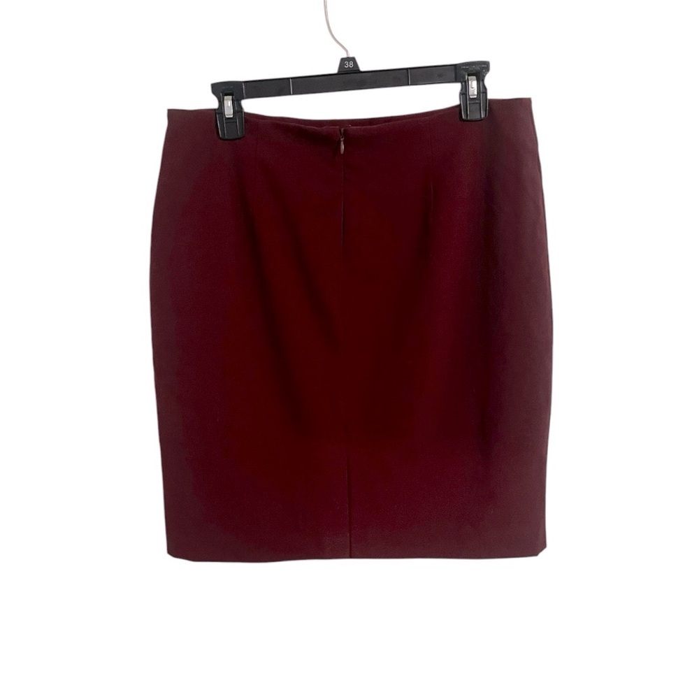 2000s Forever21 Maroon Pencil Skirt | Red Vintage Y2K | Size Large - Picture 2 of 4